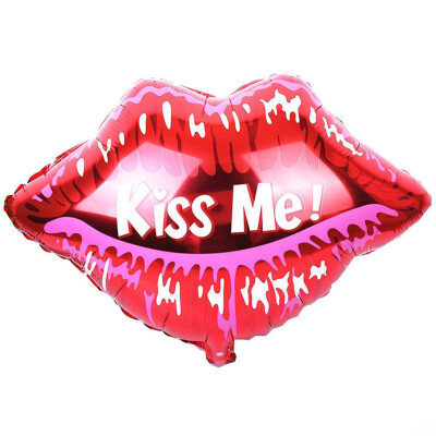 

MyMei MG Kiss Me Foil Balloon Lips Shape Wedding Party Valentine's Day Decoration Lot