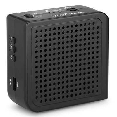 

Урок любви (AKER) MR2200 аудио обучение портативный талия висит небольшой пчела руководство громкоговоритель динамик (черный)