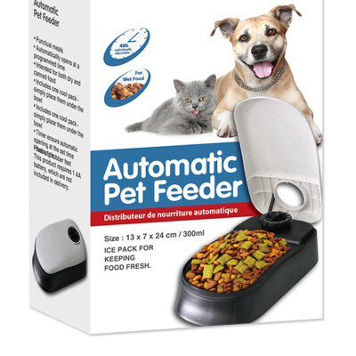 

Pawise automatic pet feeding utensils utensils with a single