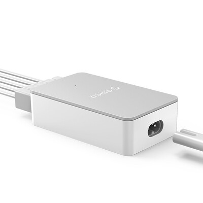 

ORICO CSE-5U USB Charger Multi-port Mobile Phone Headset Apple Huawei Mobile Flat Panel Universal Single Port 2.4A Power Adapter White
