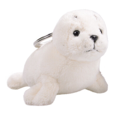 

National Geographic (NATIONALGEOGRAPHIC) Key Chain Series Animal Doll Plush Toy Simulation Model Baby Baby Animal World Decoration Seal Keychain 4 inch