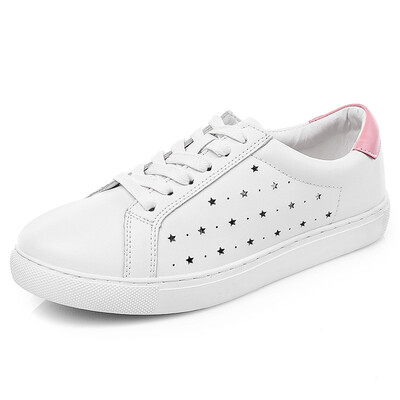 

Playboy (PLAYBOY) small white shoes Korean students white board shoes with thread empty L608710251 white powder 36 yards