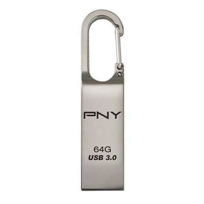 

PNY (Bi Enwei) fast buckle USB3.0 metal buckle U disk 64G