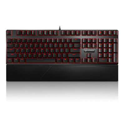 

Rapoo V810 игровые подсветкой механическая клавиатура с подсветкой игры клавиатура клавиатура коврик 108 игровые клавиши оригинальный черный вал Black Cherry вал