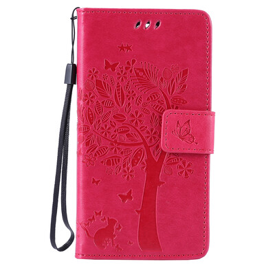 

Rose Tree Design PU Leather Flip Cover Wallet Card Holder Case for LG G4MINI