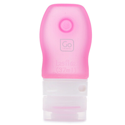 

GO TRAVEL Cosmetics Traveling Bottle Silicone Bottle Washing Portable Shampoo Bathing Empty Bottle Vial 92111 Small Pink