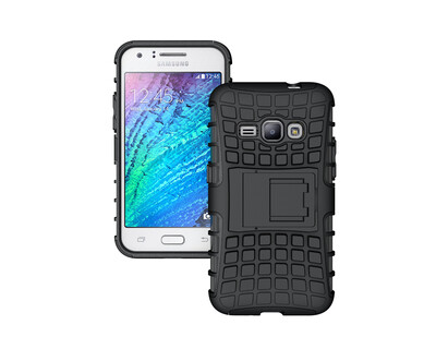 

Samsung J120 Case Gangxun Heavy Duty Armor Dual Layer Rugged Hybrid Hard Shockproof Case with Kickstand for Samsung J120 Cover bl