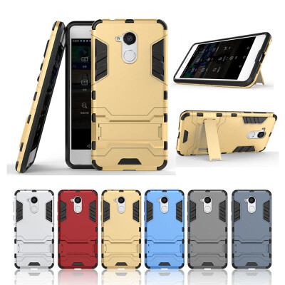 

Gold Slim Robot Armor Kickstand Shockproof Hard Rugged Rubber Back Case For HUAWEI Honor 6S