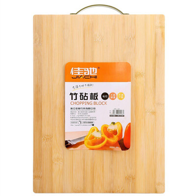 

Jia Chi bamboo chopping board cutting board 38 * 28 * 1.8cm JC-ZB38 (ring or handle randomly distributed
