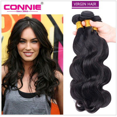 

Mink Raw Indian Hair Weave 4 Bundles Connie Hair Products Indian Virgin Hair Body Wave 5A Unprocessed Indian Human Virgin Hair