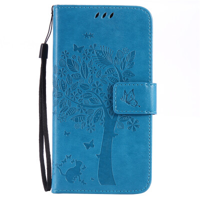 

Blue Tree Design PU кожа флип Обложка Кошелек Карты Держатель чехол для HUAWEI Y5II