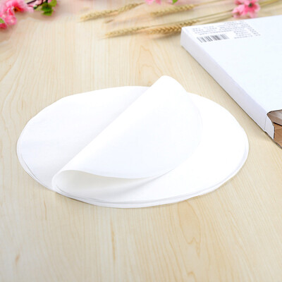 

Kitchen round without holes 26CM baking paper barbecue paper silicone oil paper butter paper paper steamed paper bag steamed bread snack paper 100 sheets
