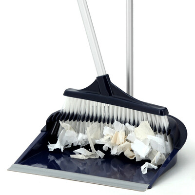 

Yisida broom dustpan suit combination upgrade version of the home broom bucket cleaning tool blue