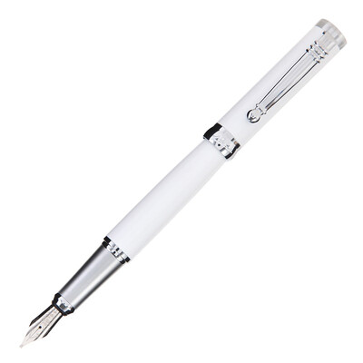 

Picasso (pimio) ps-951 porcelain white silver clip pen / ink pen
