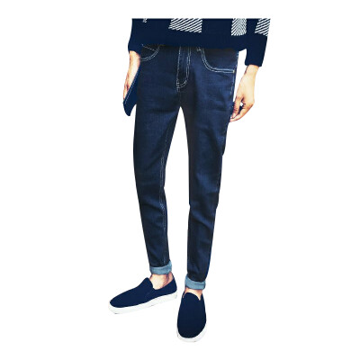 

Zhuo Shidu jeans men men fashion Slim stretch straight cowboy trousers A089-911 blue 29