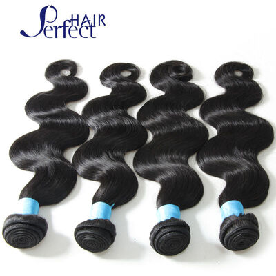 

8A Peruvian Virgin Hair Body Wave 4pcs 100gpc Unprocessed Virgin Peruvian Human Hair Weaves 1B Color Perfect Hair Products