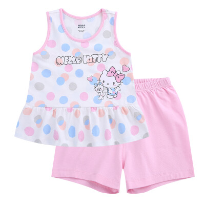 

Hello Kitty Girls Vest Set Trousers Pants Outbound Kit KA722CA10WB212 White Powder Blue Point 120