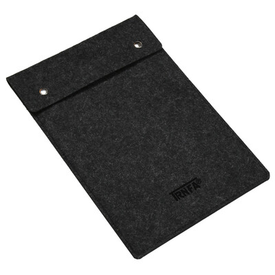 

TRNFA MZ-170 vertical paragraph black A4 blanket file bag hand holding button file set creative office information storage package IPAD protection bagging