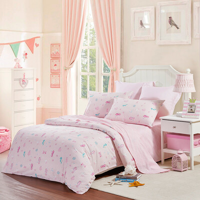 

LUOLAI child cotton bed set/bed kit (duvet cover/bed sheet/pillowcase)