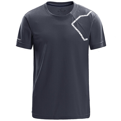 

Battlefield Jeep T-Shirt Outdoors Short Sleeve T-Shirt Men's Quick Dry Sports Short T-Shirt 17019ZT03 Dark Gray XL