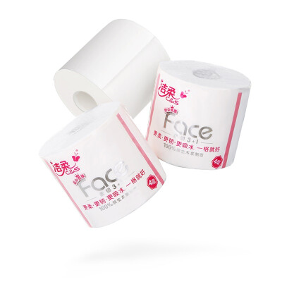 

Cleansing (C & ) Roll Paper Face Thickening Increases 4 layers 204g toilet paper * 10 rolls (BB texture delicate silky baby available