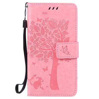 

Pink Tree Design PU кожа флип крышку кошелек карты держатель чехол для SAMSUNG A5