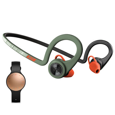 

Plantronics BackBeat FIT беспроводного стерео музыка Bluetooth гарнитура спортивной яркий зеленый + несоответствие SHINE2 умный браслет из розового золота комбинированных пакетов