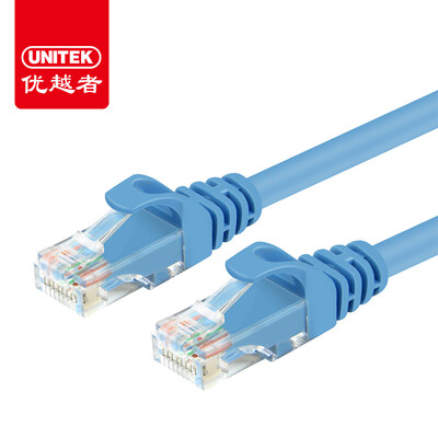

(UNITEK) Y-C810BL UTP5 ультра-5 высокоскоростной медный кабель 2 м синий