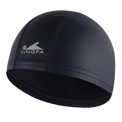 

YINGFA swimming cap men and women comfortable PU swimming cap