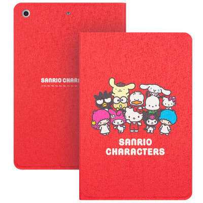 

Плюс отличный новая серия Hello Kitty IPad 9,7 Yingcun защитного чехла / мультфильм защитной оболочки кобура умной заторможенность невинность Katie