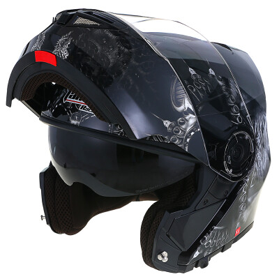 

Tanked Racing Motorcycle Helmet Electric Battery Helmet Double Lens Reveal Helmet T270 Four Seasons Universal Code  Dark Night Ghost Night
