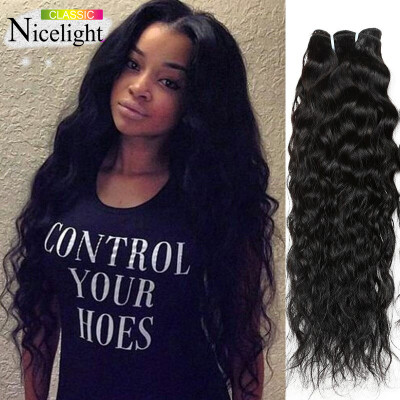 

Nicelight Hair Burmese Water Wave Virgin Hair 4Bundles Wet n Wavy Burmese Virgin Hair Natural Curly Weave Human Hair Extensions