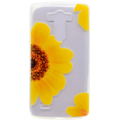 

Обложка подсолнечника Pattern Мягкий тонкий ТПУ резиновый силиконовый гель чехол для LG G4