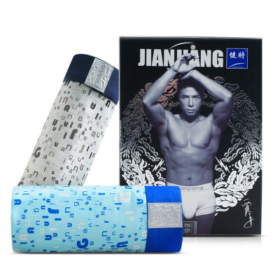 

[Jingdong supermarket] men's underwear men [2] fresh stripes flat underwear fine packaging L