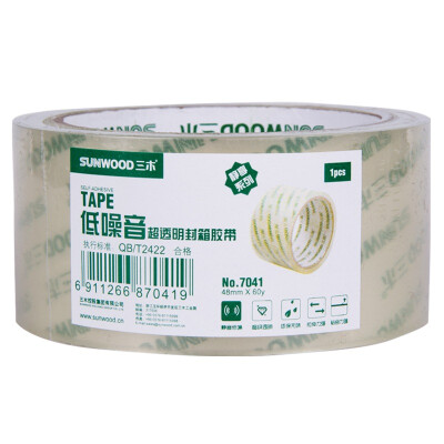 

Miki SUNWOOD 7041 low noise high transparent sealing tape 48mm 60y 549 meters