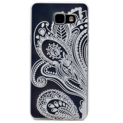 

Half flower Pattern Soft Thin TPU Rubber Silicone Gel Case Cover for SAMSUNG Galaxy A3 2016/A310