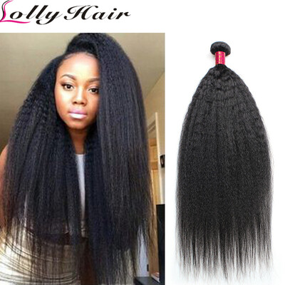 

Top Quality7A Grade Малайзийский грубый Yaki Kinky Straight 3Bundle / Lots 100% человеческих волос натуральный цвет Оптовая цена Горячая продажа