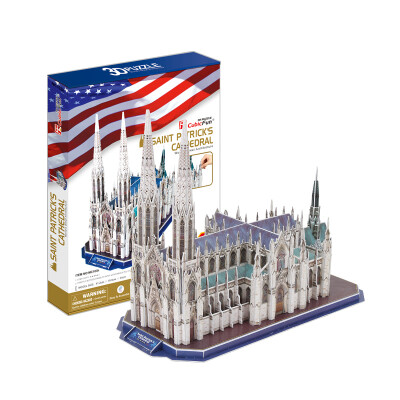 

CubicFun) Three-dimensional Pinch Paper Model Toy Simulation Building Children's Hand Puzzle St. Mark's Square (Cathedral