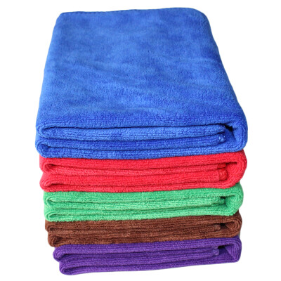 

Car kiss 5 pieces of fine fiber towel towel matte thick type 60CM 40CM red green blue coffee color purple