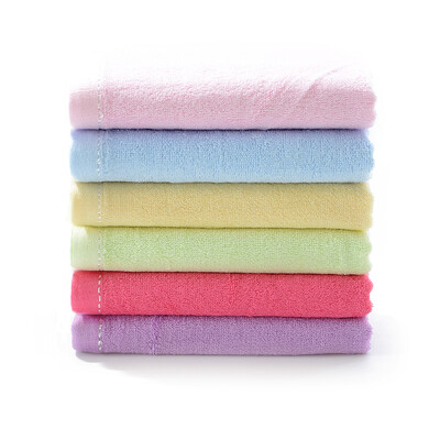 

Bamboo 100 towels towels Bamboo fiber Washing towels Bamboo charcoal towels Silver side section Mixed color six packs 95g Article 34 76cm
