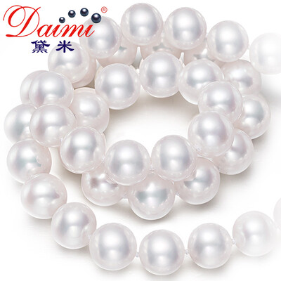 

Demi jewelry comparable to the selection of fine leisure shine is round freshwater pearl necklace to send my mother 9-10mm45cm