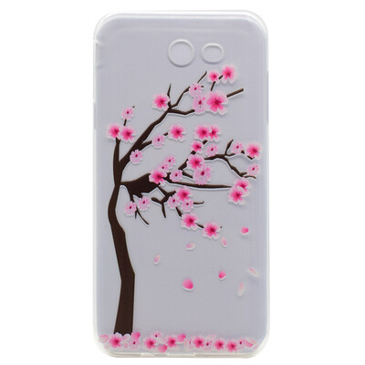 

Cherry tree Pattern Soft Thin TPU Rubber Silicone Gel Case Cover for SAMSUNG Galaxy J5 2017J530