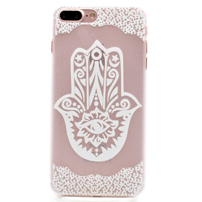 

Палм-цветок Pattern Мягкий Тонкий TPU Резиновый Силиконовый гель Чехол для IPHONE 7 Plus
