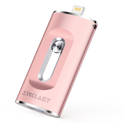 

Taipower (Teclast) 32G волшебная вспышка Apple, мобильный телефон U диск USB3.0 Официальная официальная сертификация MFi iPhone и iPad с двумя интерфейсами мобильный телефон с розовым золотом
