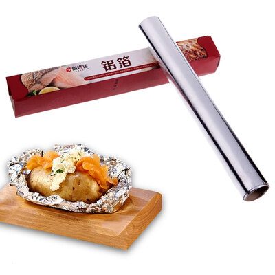 

Still roasted aluminum foil paper tin foil 10 meters barbecue paper baking paper barbecue grill barbecue accessories oven paper 1000cm 30cm