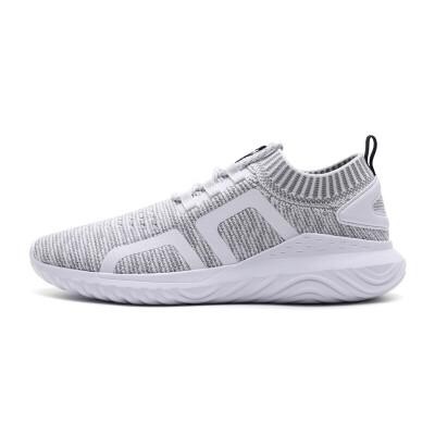 

ANTA Men's Shoes 11728828 Light Sports Socks Sock Knit Casual Shoes Castle Gray / Black / Anta White-2 8.5 (Male 42