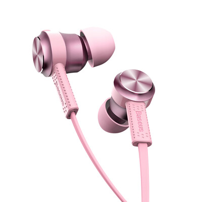 

Baseus) H01 line headphones mobile phone music headphones cherry blossoms