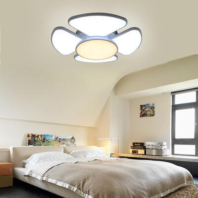 

NVC Ceiling Lamps Living Room Lamps Bedroom Lamps Led Lamps Can Be Controlled Creative Floral Lamps Round Promise Dimming 80W without remote control