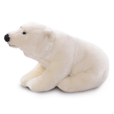 

National Geographic NATIONALGEOGRAPHIC Arctic Series Animal Dolls Plush Toy Simulation Model Children Baby Animal World Decoration Polar Bear 12 &quot