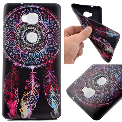 

Dreamcatcher Pattern Мягкий тонкий ТПУ резиновый силиконовый гель Дело Чехол для Huawei Honor 5X/GR5
